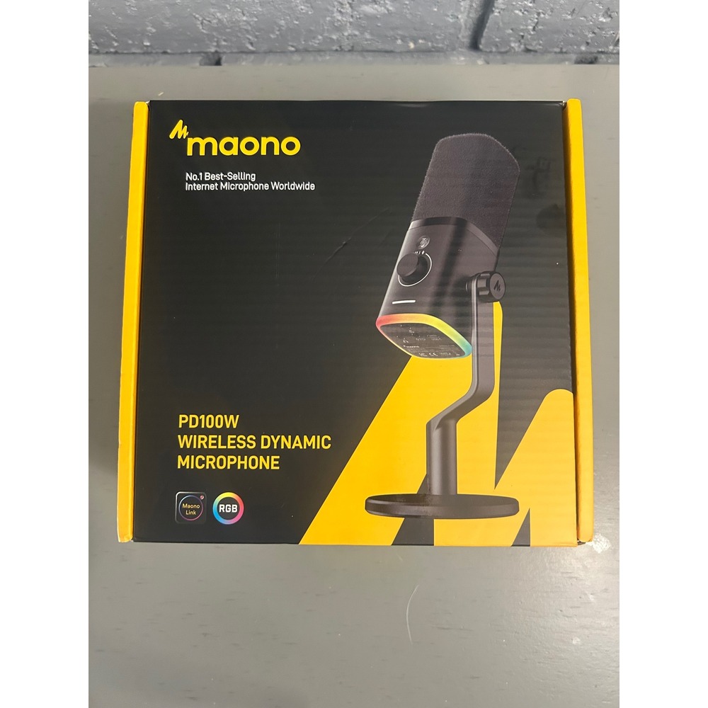 Brand New PD100W Wireless & USB Dynamic Microphone